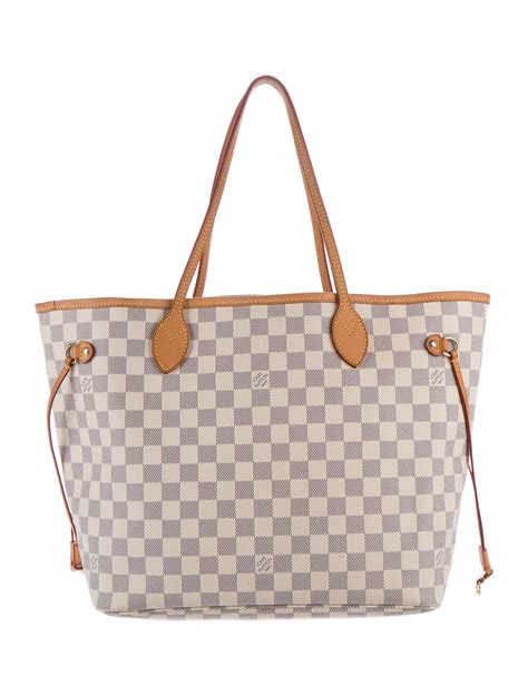 louis vuitton neverfull mm damier azur replica|louis vuitton damier canvas neverfull.